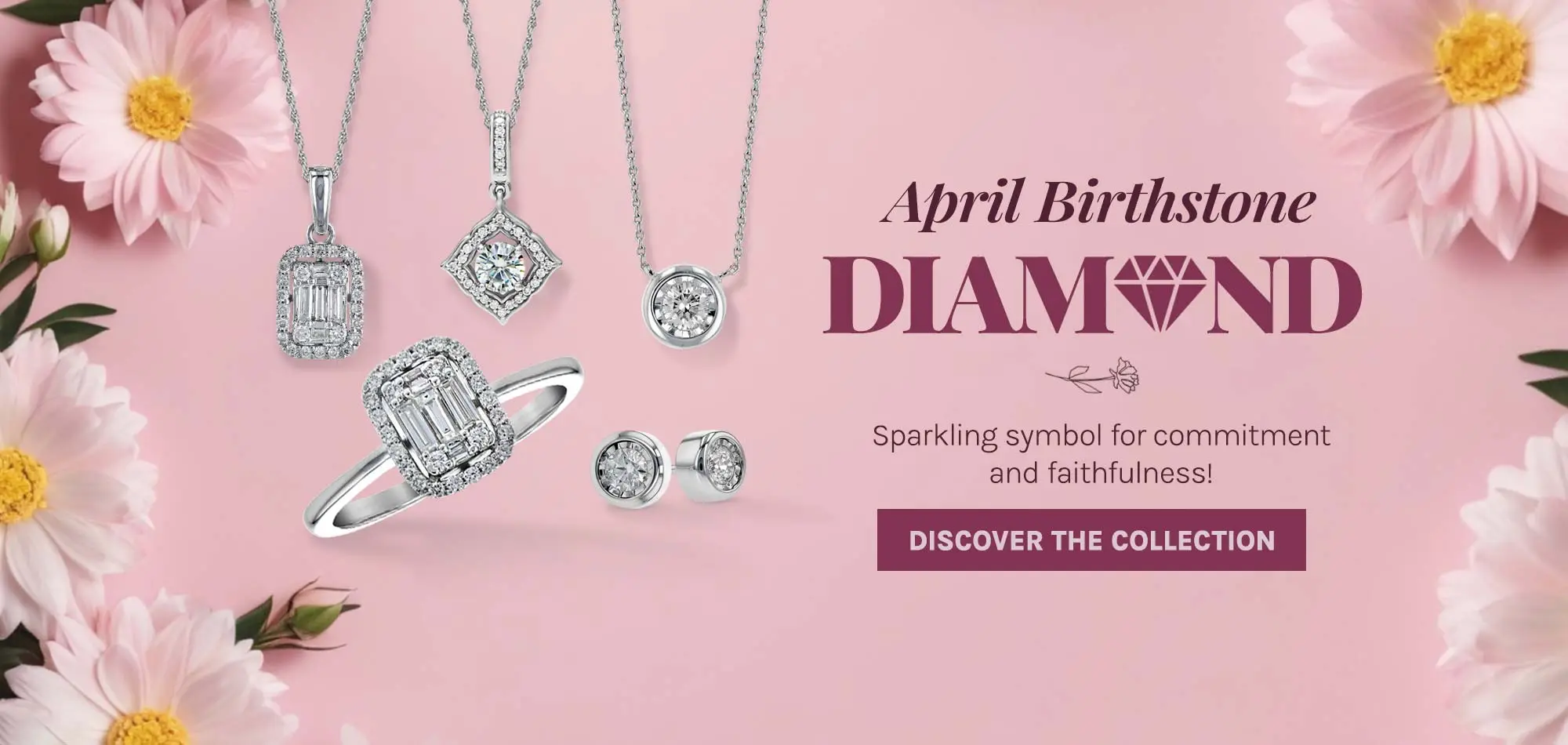 April Birthstone Collection at M and M Jewelers