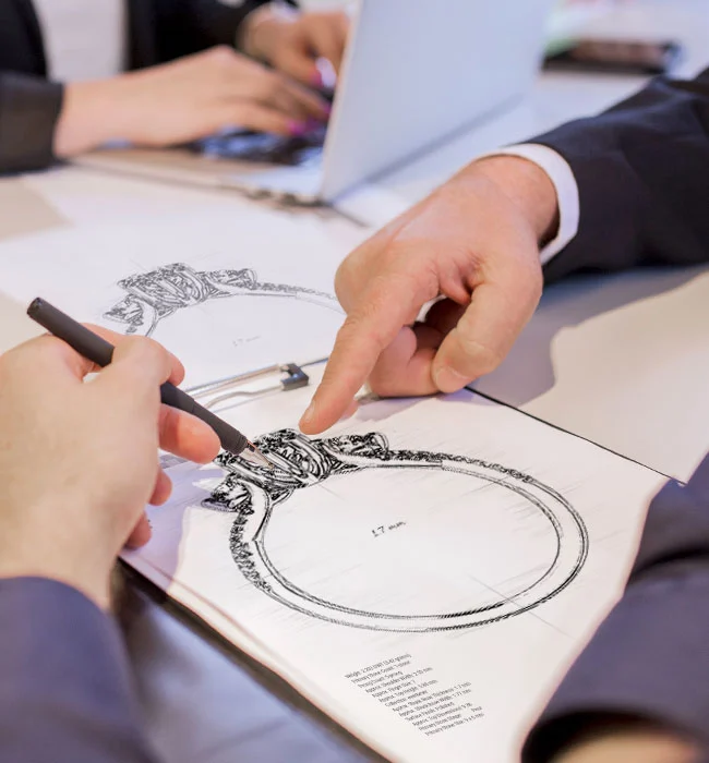 Custom Design Consultation at M & M Jewelers