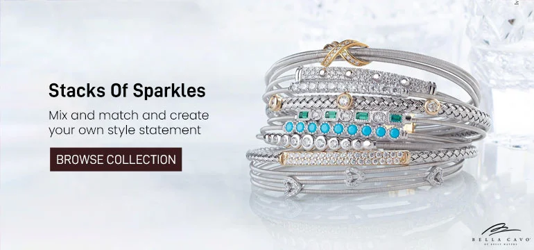 Elegant Stack Bracelets at M&M Jewelers