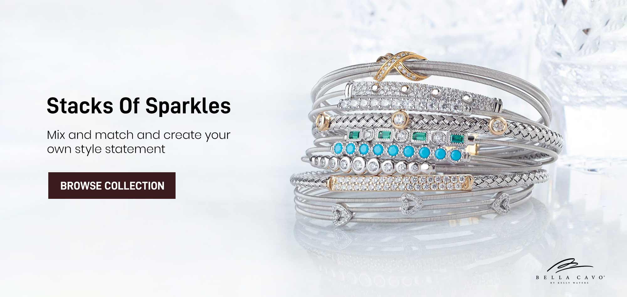 Elegant Stack Bracelets at M&M Jewelers